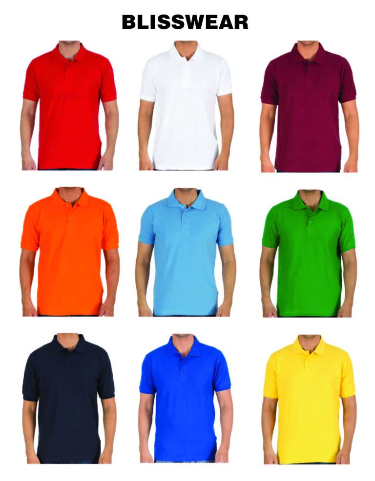 Polyester Polo T Shirts – Bulk Blank Plain T Shirts Manufacturer India ...
